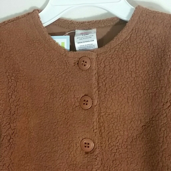 ⭐Zutano Baby Chocolate Cozie Swing Jacket⭐ - Picture 2 of 8